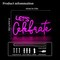Let's Celebrate Neon Sign Led Neon Lights Neon Signs for Wall Decor Light Up Sign for Birthday Party Club Gift